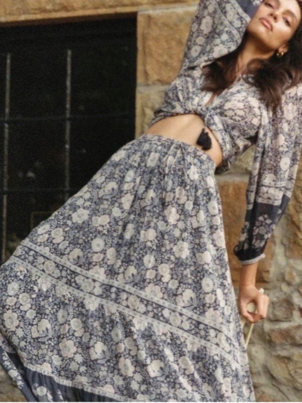 Spell Juniper maxi skirt